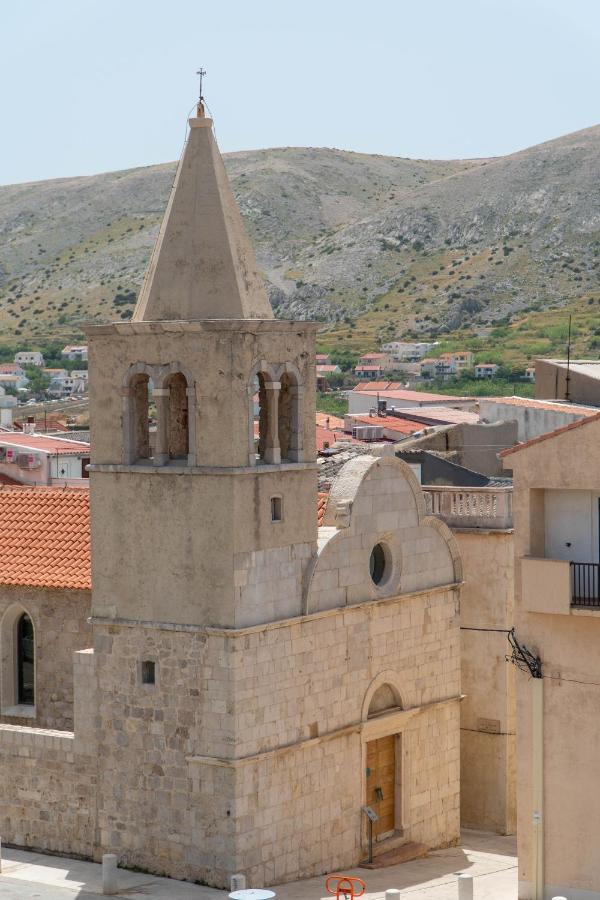 Rooms Villa Padre Pag Town Exterior photo